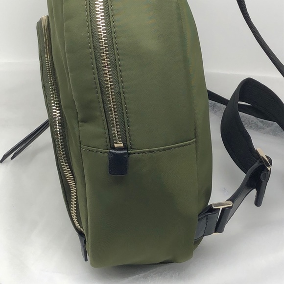 NWT Kate spade medium nylon backpack green - Picture 2 of 6